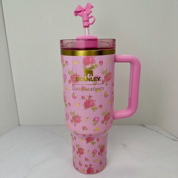 LoveShackFancy x Stanley Quencher H2.0 Flowstate Tumbler - 40oz - Ibiza Sunset - Picture 2 of 5